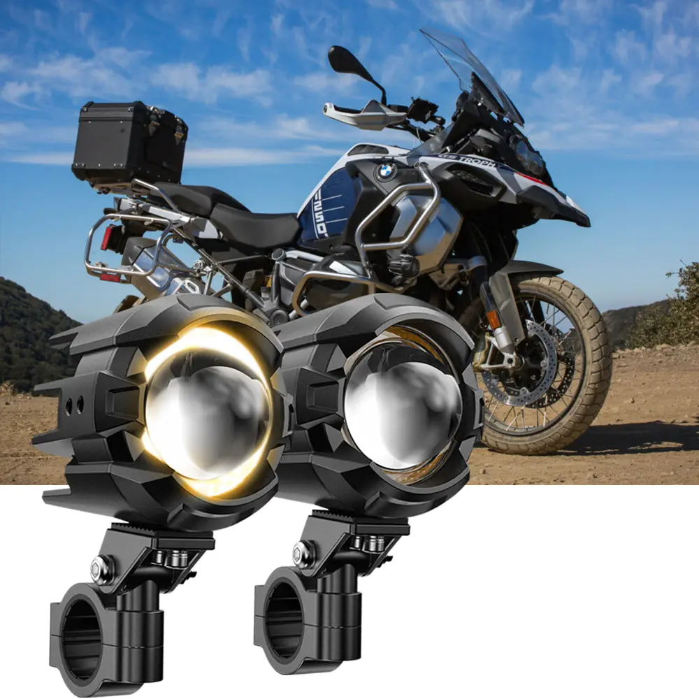 2023 Bmw R 1250 Gs Motorcycle Led Spotlight Light 3+5 Light Modes 1