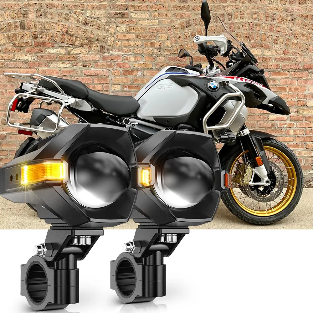 2023 Bmw R 1250 Gs Motorcycle Led Spotlight Light 3+5 Light Modes Mt8 Series 1