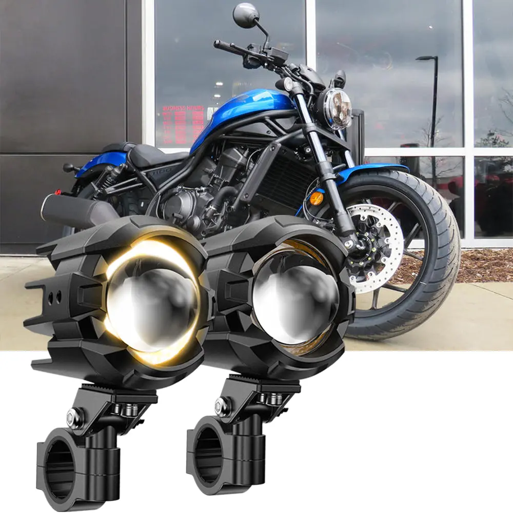 2024 Honda Rebel 1100 Abs Motorcycle Led Spotlight Light 3+5 Light Modes 1