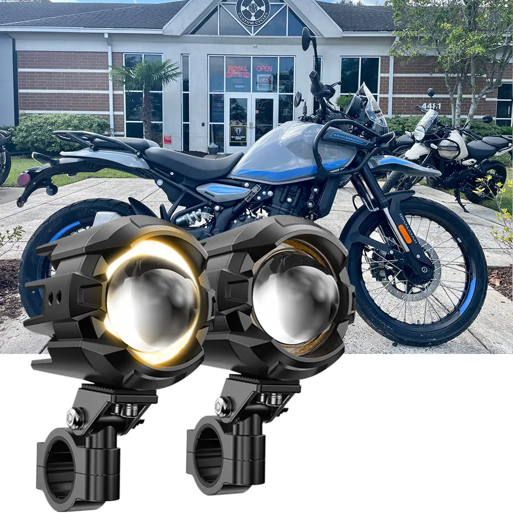 2025 Royal Enfield Himalayan 450 Motorcycle Led Spotlight Light 3+5 Light Modes 1