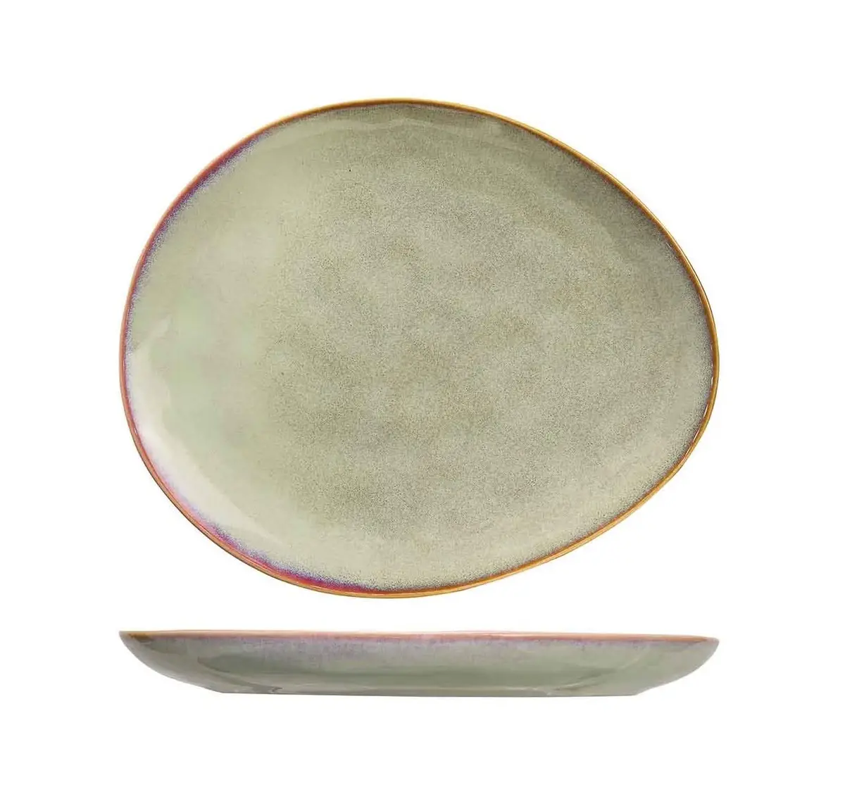 Cosy & Trendy Gebaksbordjes / Kleine Bordjes Trentino 15 X 12 Cm - 4 Stuks 1