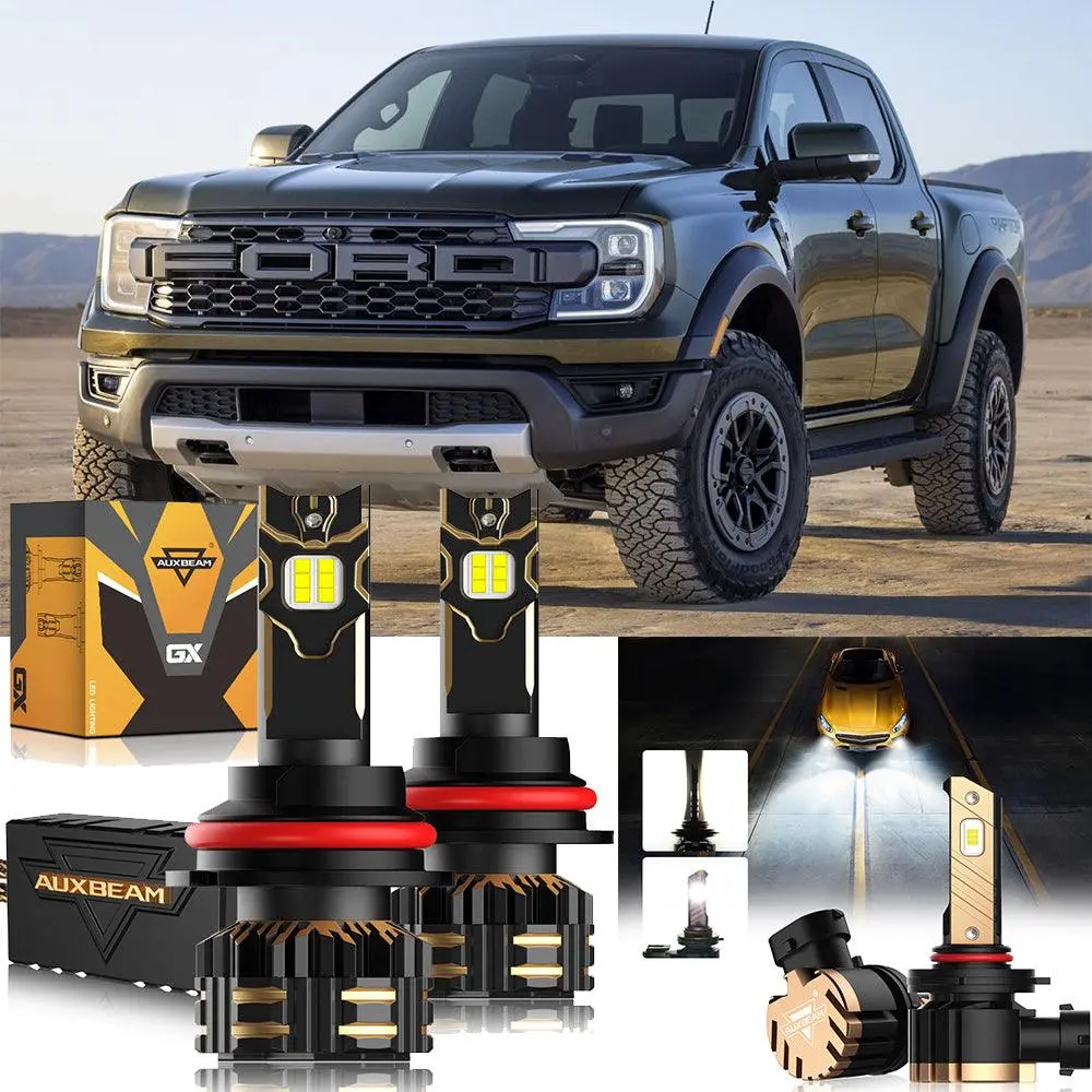 For 2001-2004 Ford Ranger 9007 Led Headlight Bulbs 2