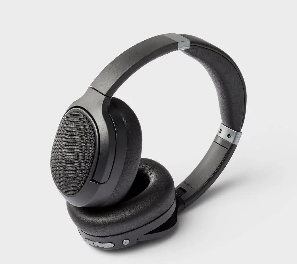 Noise Cancelling Wireless Over Ear Headphones - Black 1