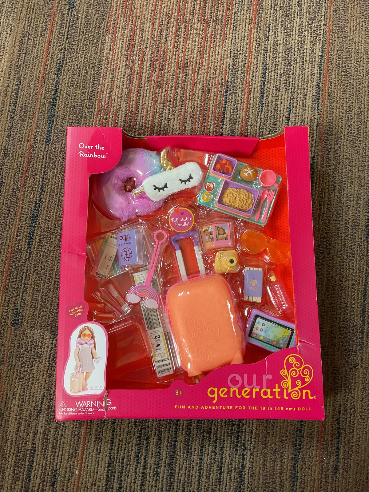 Our Generation Over The Rainbow Luggage Accessory Set For 18" Dolls 1