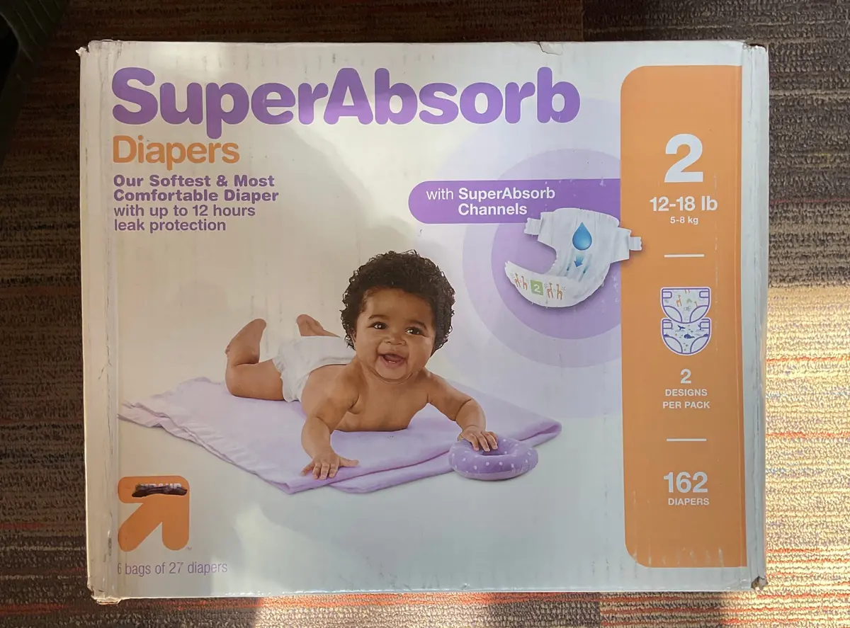 Diapers Giant Pack Size 2 Count 162 1
