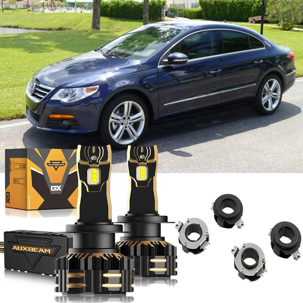 For 2008-2012 Volkswagen Cc H7 Led Headlight Bulbs 1