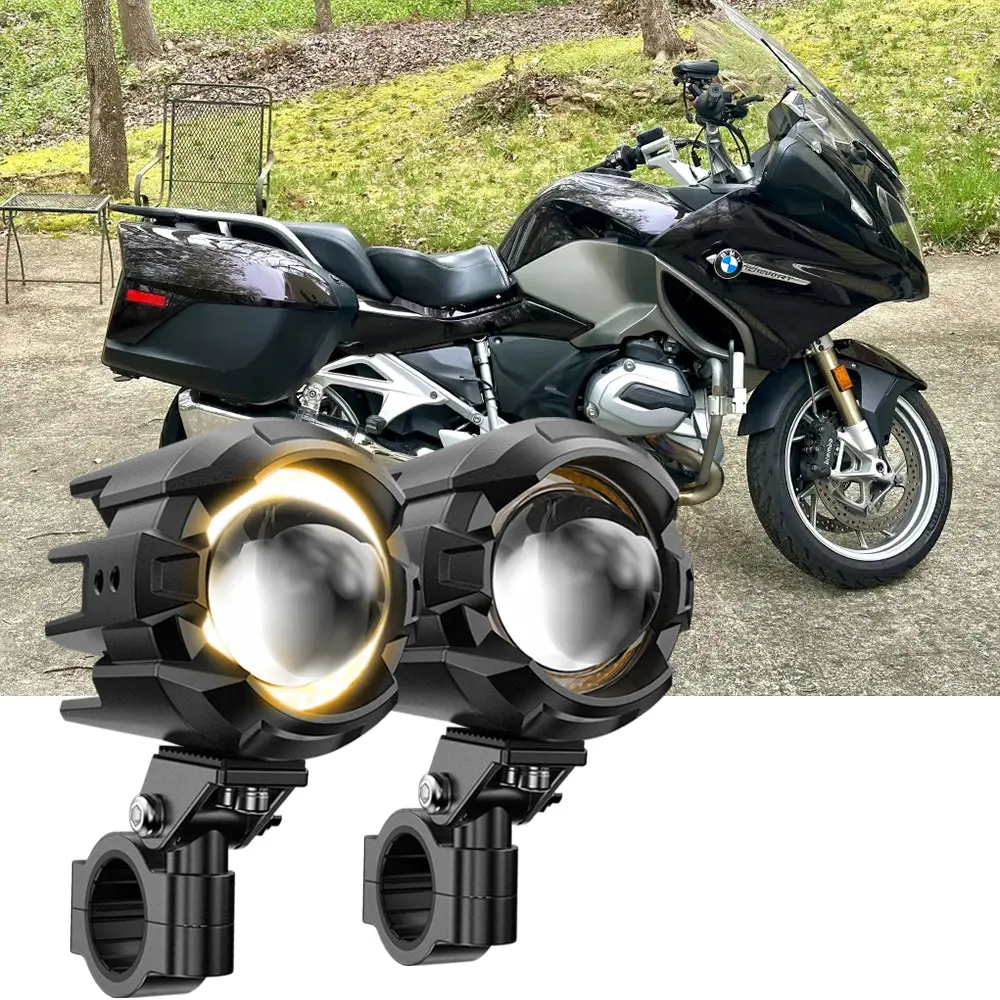 2015 Bmw R 1200Rt Motorcycle Led Spotlight Light 3+5 Light Modes 1