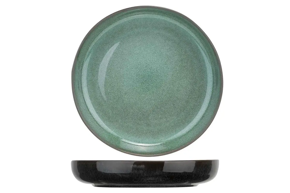 Cosy & Trendy Diepe Borden / Pastaborden Lerida Meadow Groen Ø 23.5 Cm - 4 Stuks 1