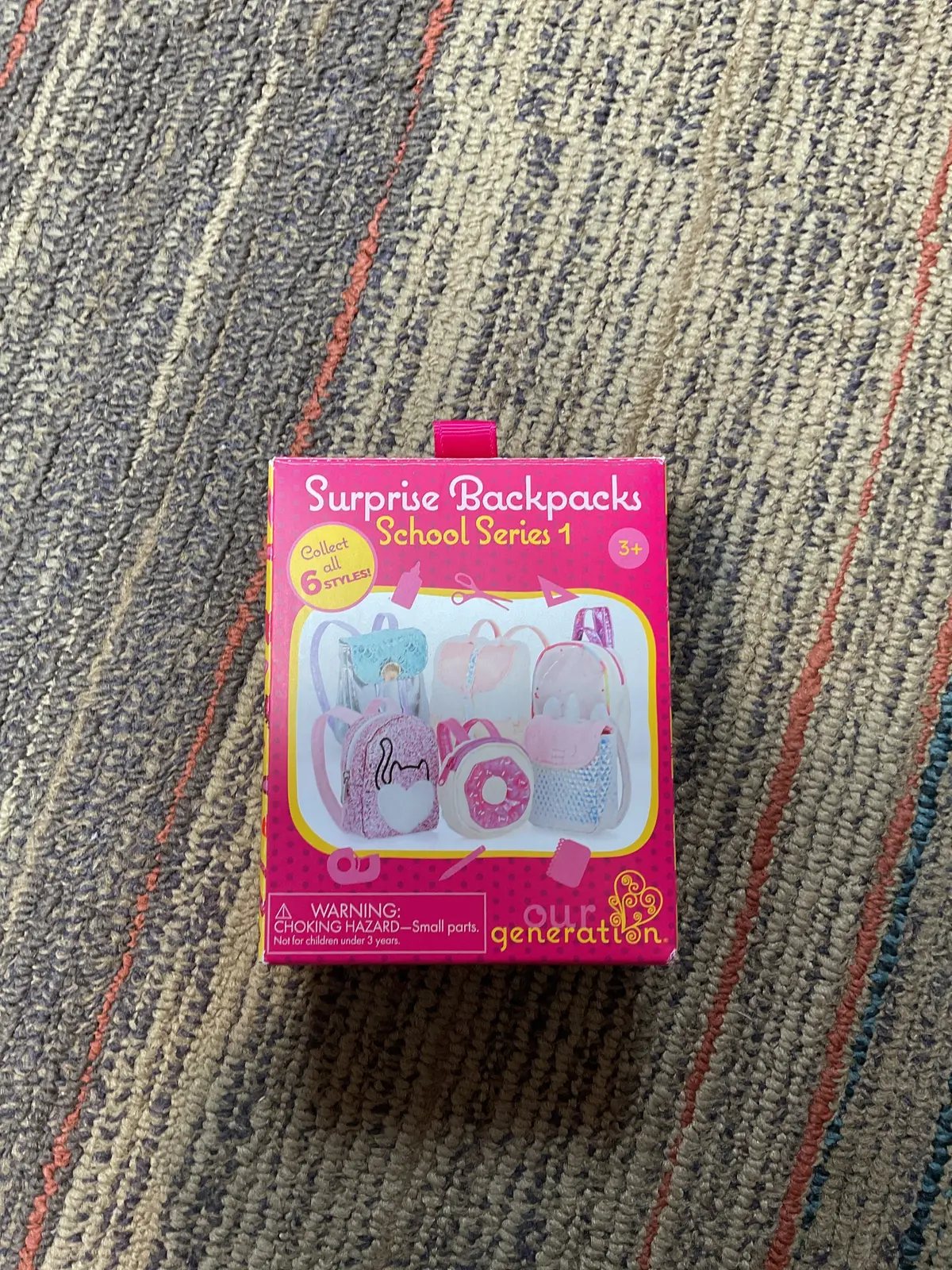 Our Generation Backpack - 1 Of 6 Surprise Collectible School Bags Accessories For 18" Dolls 1
