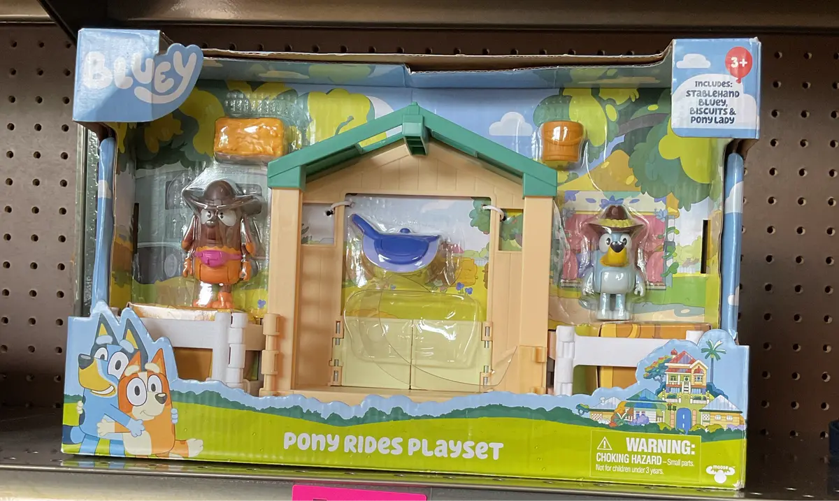 Bluey Pony Rides Playset - Missing Small Accessory - As Is 1