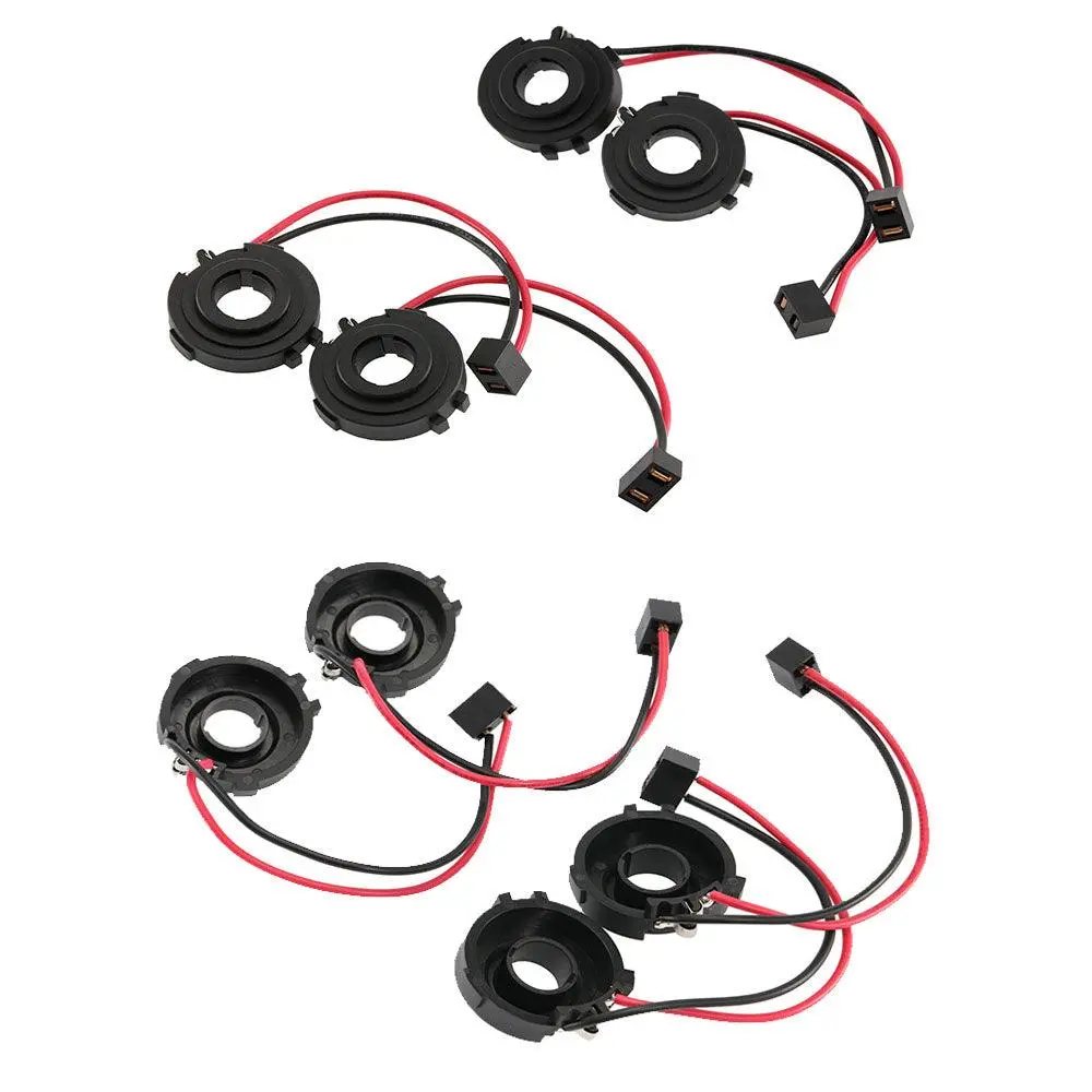 H7 Led Light Bulb Base Holders Fit Golf 7 Mk7 Golf 6/Benz Marco Polo Camper V-Class Vito W447 Cabrio Tiguan/Scirocco 4Pcs/Set 1