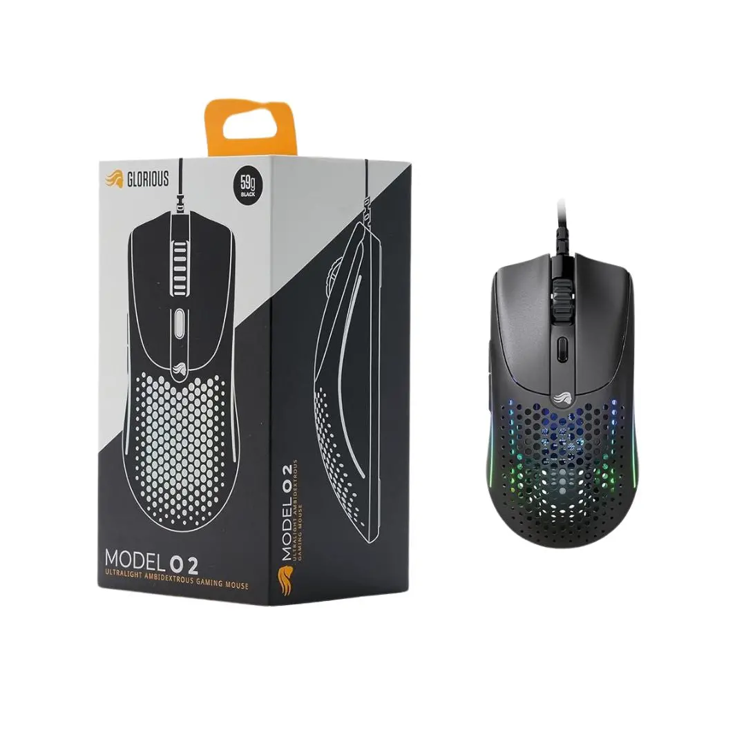Glorious Gaming Model O2 Wired Gaming Mouse - Black 1