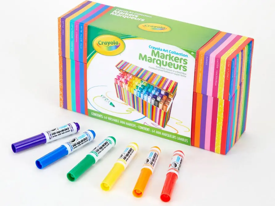 Broadline Pip-Squeak Markers, 64 Count, Assorted Colors 1
