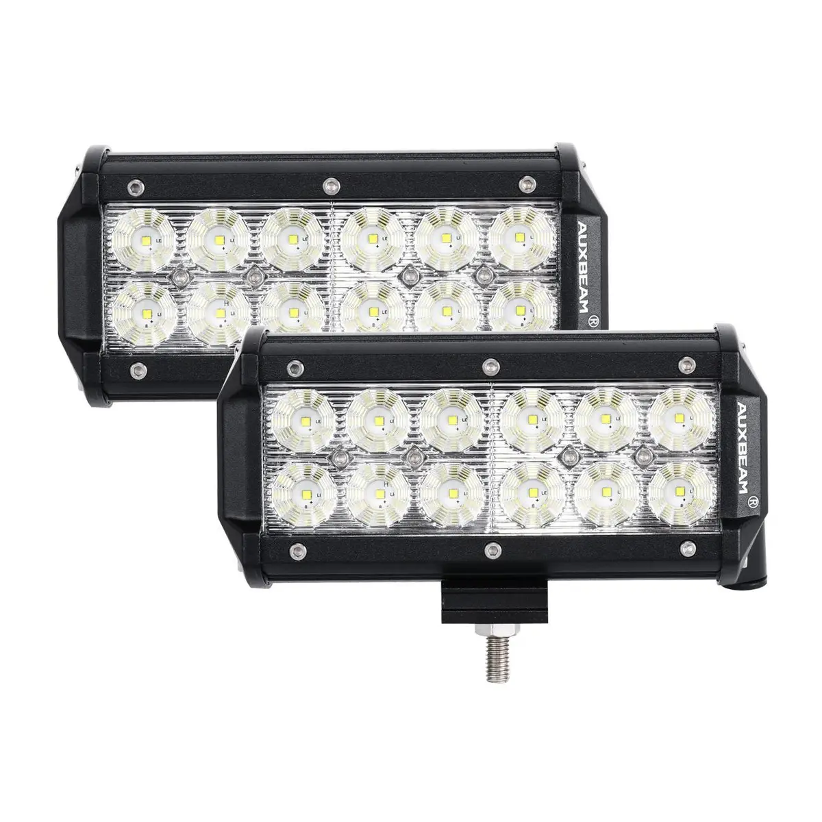 6.5 Inch Classic-Sm Series Dual Row Led Light Bar 6000K White Spot/Flood 1