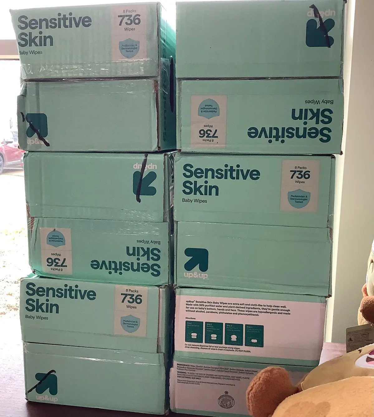 Sensitive Baby Wipes Refill Pack - 736Ct- 1