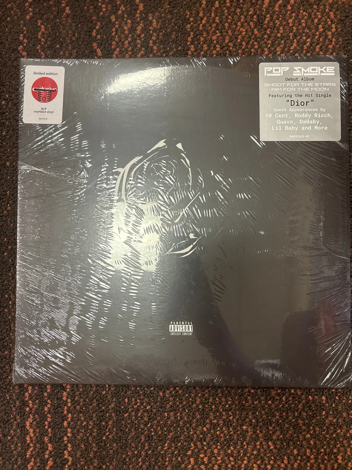 (Clearance) Pop Smoke - Shoot For The Stars Aim For The Moon (Vinyl) Sealed 1