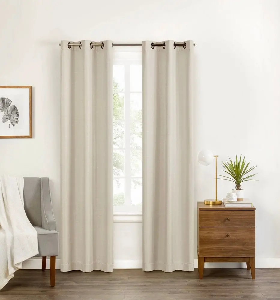 1Pc 40"×95" Blackout Celeste Draft Stopper Curtain Panel
Ivory - Eclipse 1