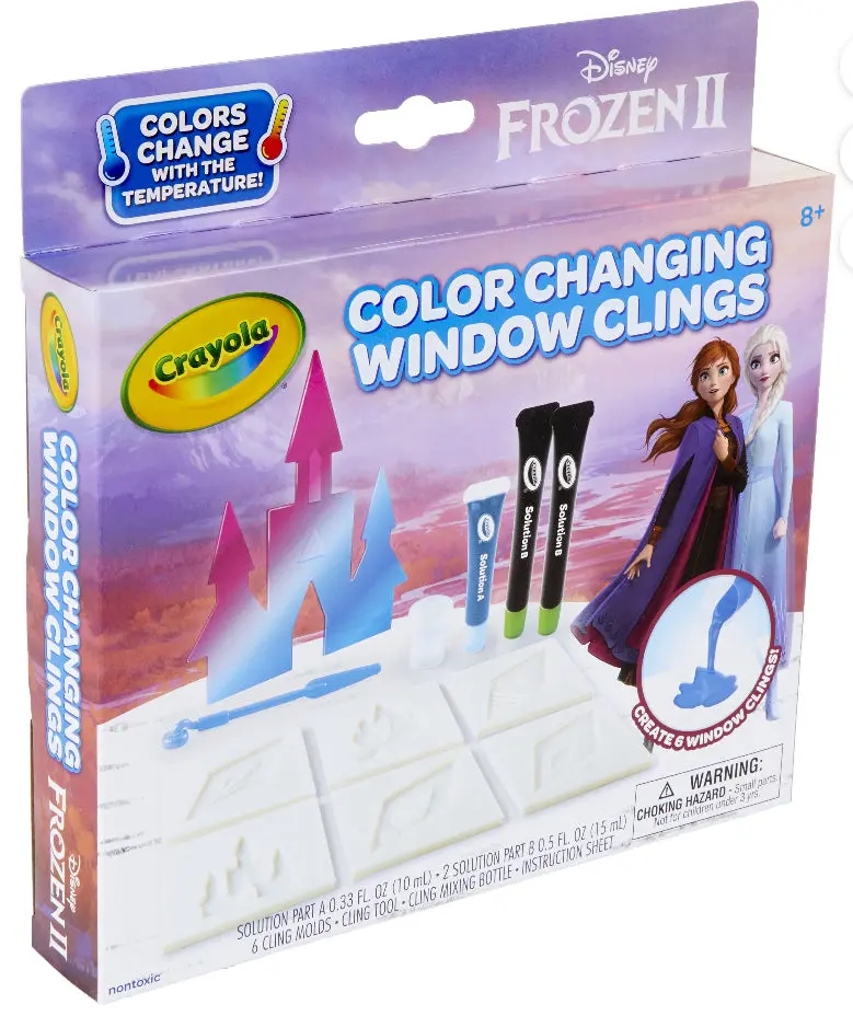 Crayola Window Clings Featuring Frozen 2 1