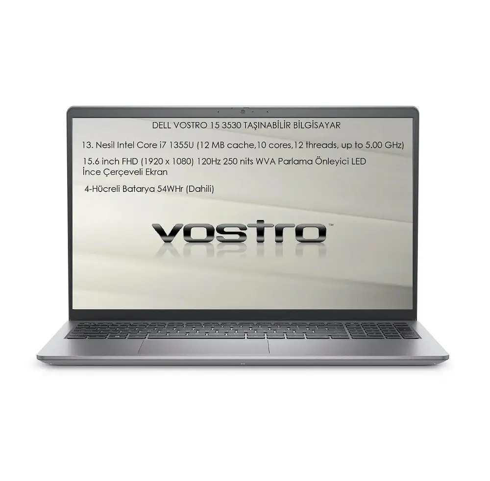 Dell Vostro 15-3530, Intel Core I7-1355U, Ram 8Gb, 512Gb Ssd, Intel Uhd Graphics, 15.6 Inch Fhd (1920 X 1080) Ips, Black 1