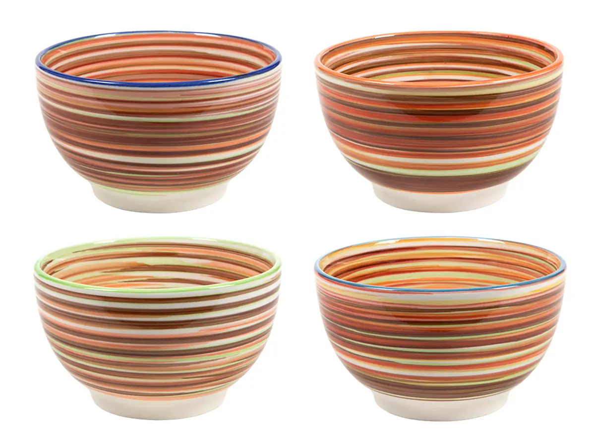 Cookinglife Soepkommen / Kommen Rhythm & Lines Ø 14 Cm - 4 Stuks 1