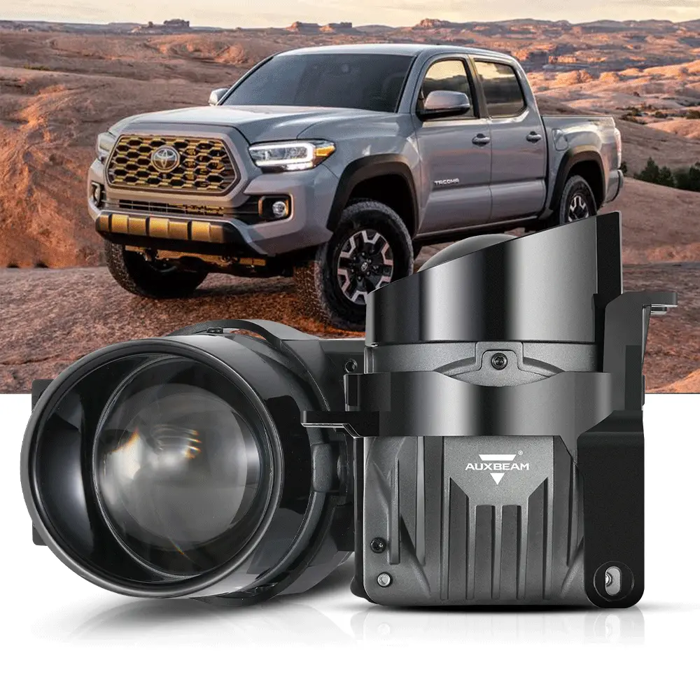 3 Inch 100W 6000K Hd Lens Bi-Led Projector Lens Fog Light  For 2012-2022 Toyota Tacoma/ 2010-2022 Toyota 4Runner / 2014-2022 Toyota Tundra 1