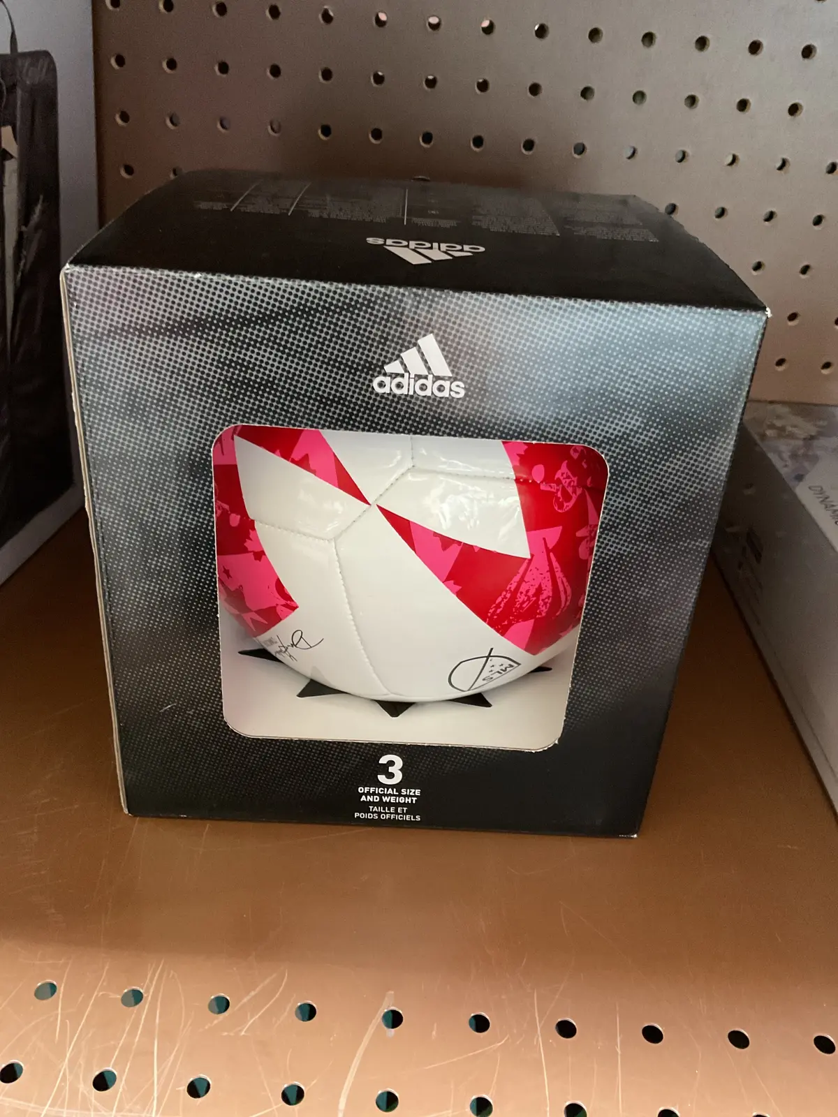 Adidas Mls Size 3 Club Ball - Red 1