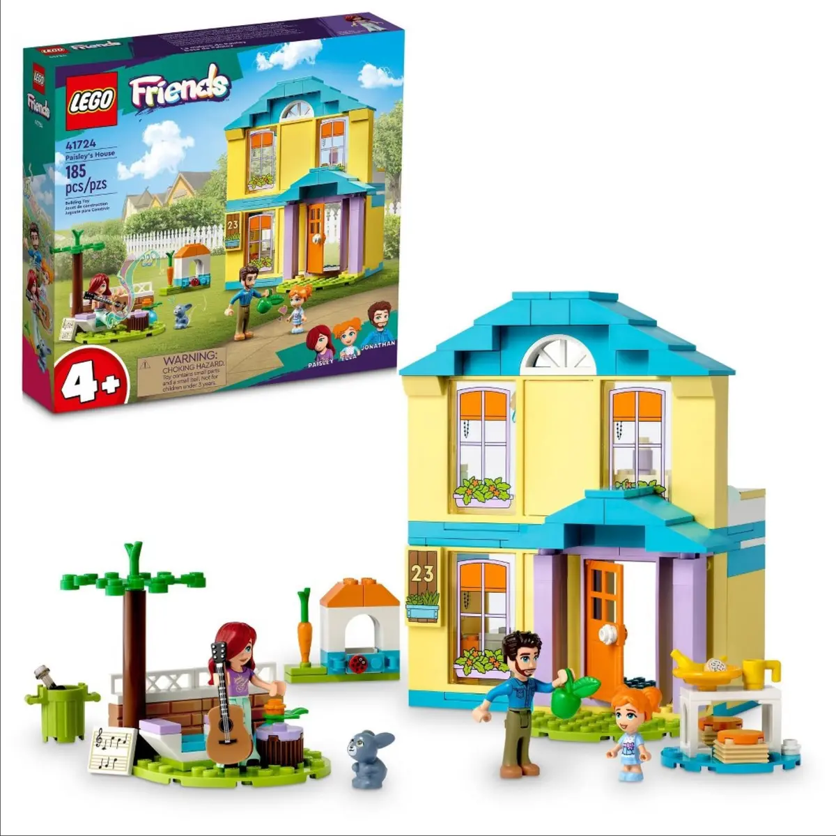 Lego Friends Paisley's House 4+ Set With Mini-Dolls 41724 1