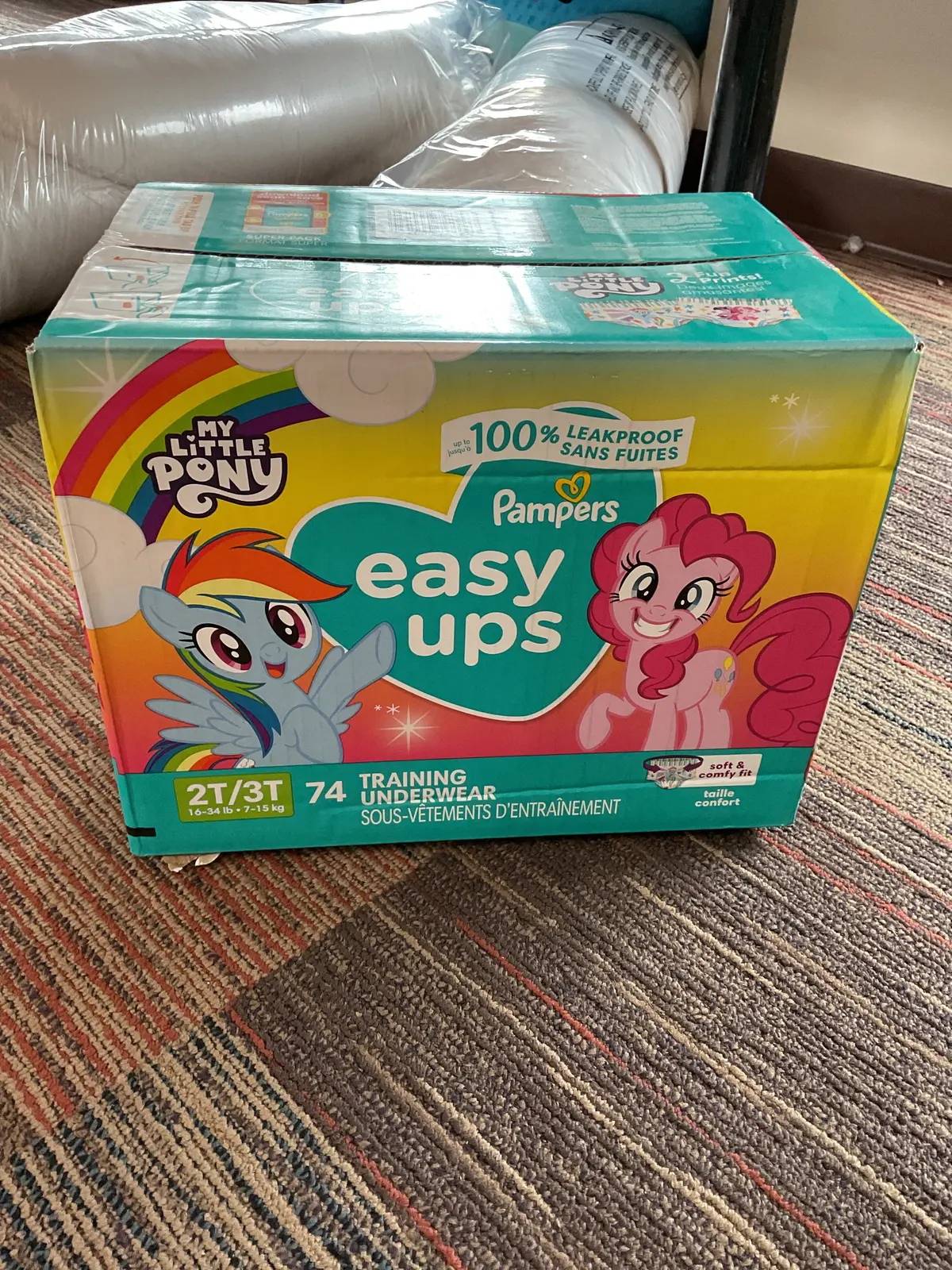 Pampers Easy Ups Girls' My Little Pony Disposable Training
Underwear - 2T-3T - 74Ct 1