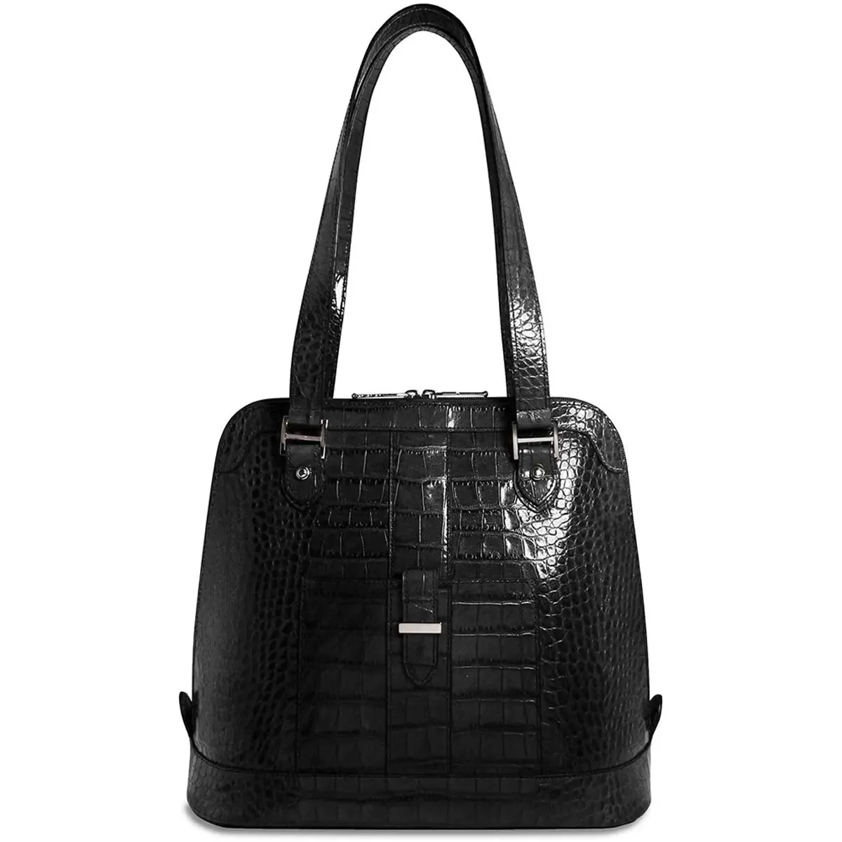 Jack Georges Croco Paulina Dome Tote 2664 1