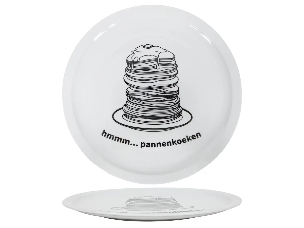 Cookinglife Pannenkoekenborden Porselein Ø 30 Cm - 6 Stuks 1