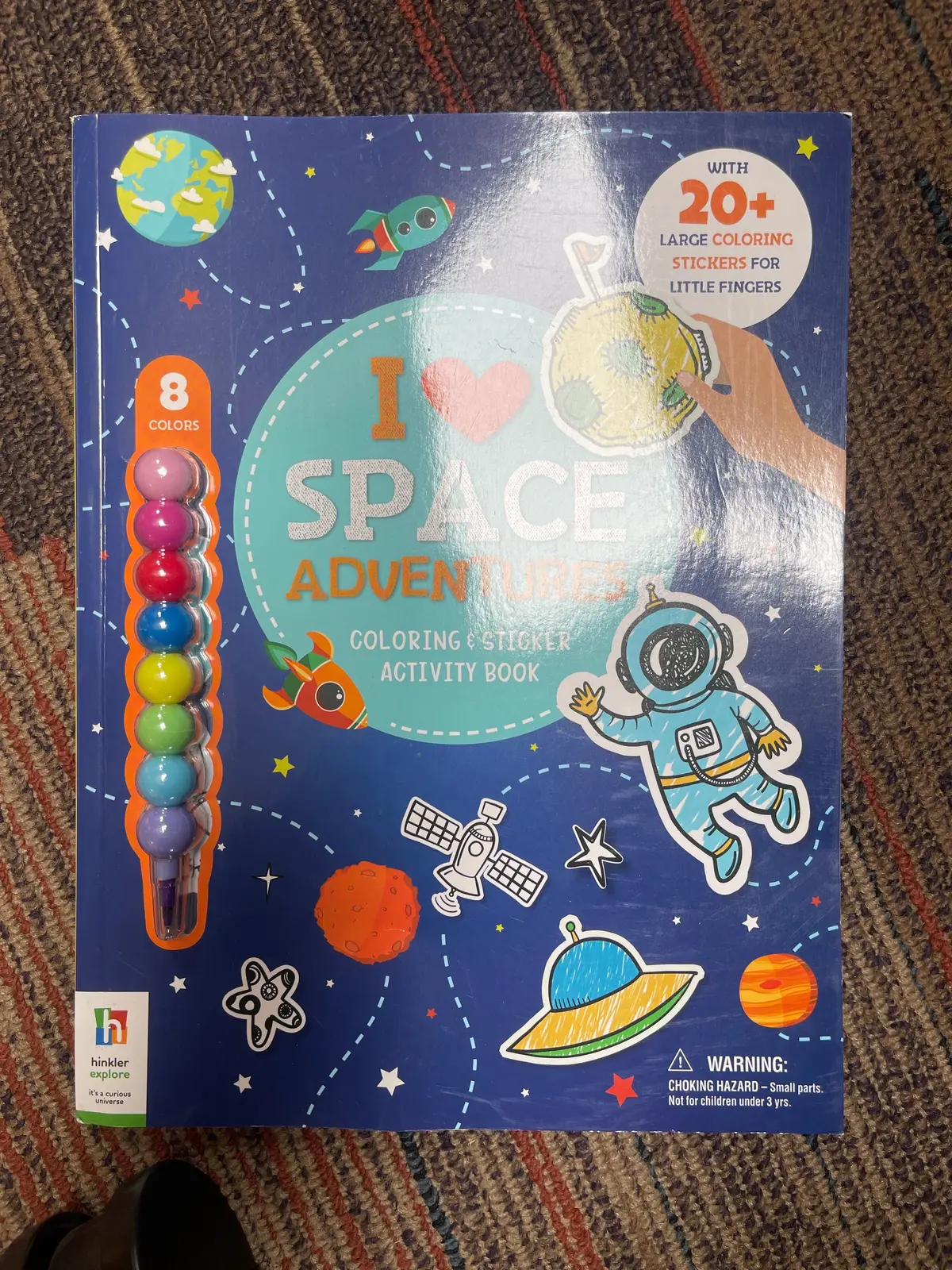 Space Adventures Coloring And Sticker Activity Book 1