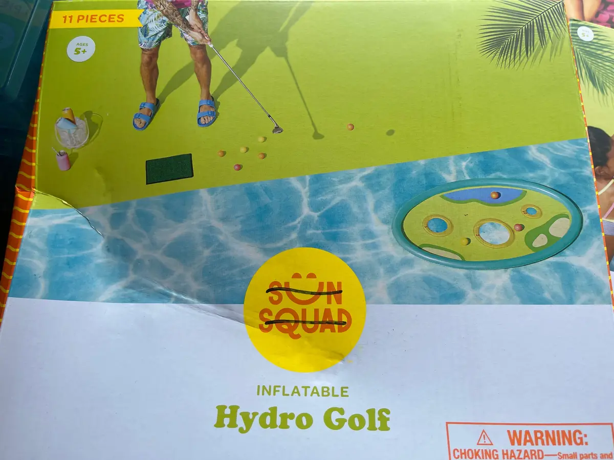 Clearance- Final Sale- 11Pc Inflatable Hydro Golf Set 1
