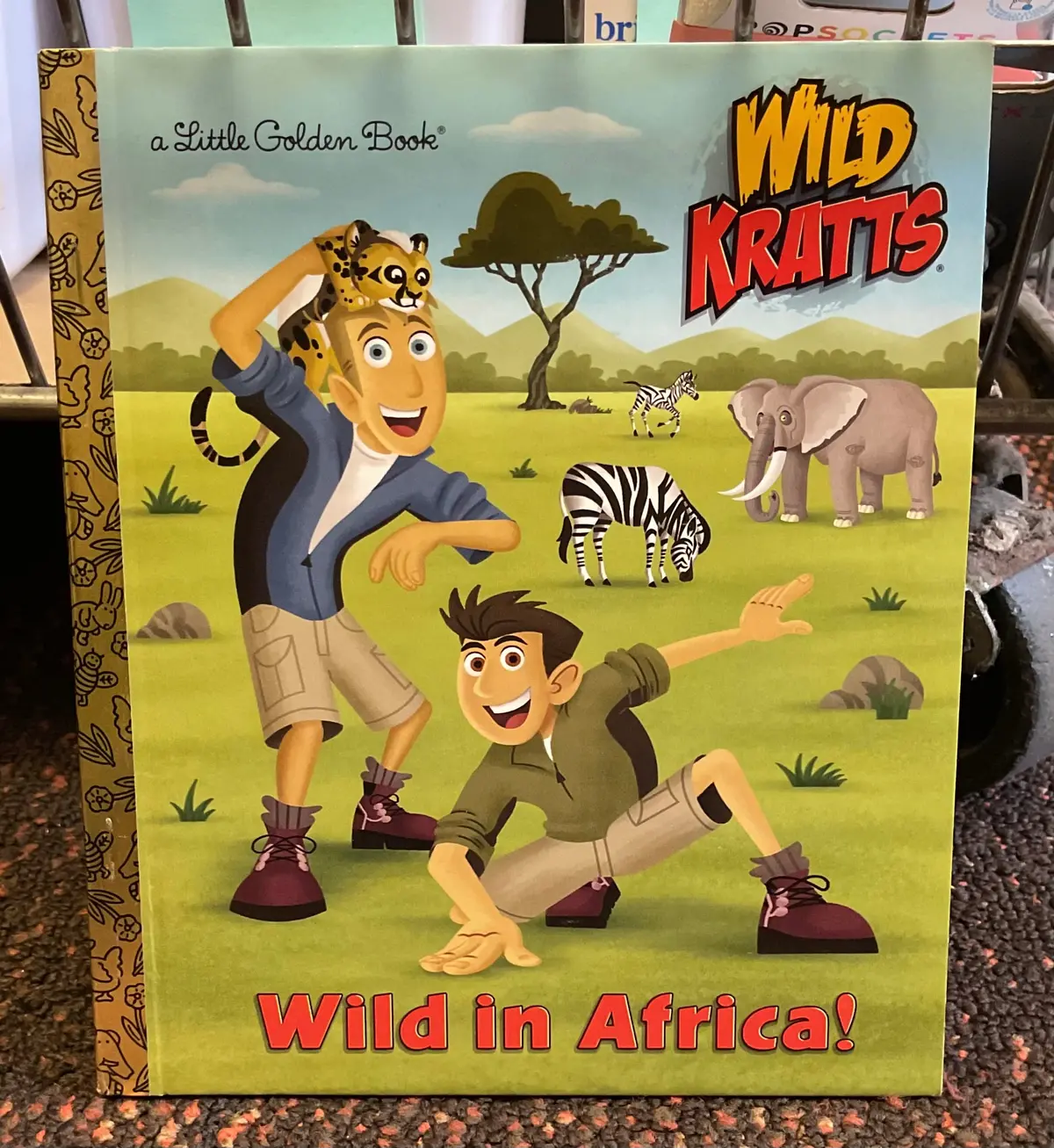 Wild In Africa! (Wild Kratts) - (Little Golden Book) By Chris Kratt & Martin Kratt (Hardcover) 1