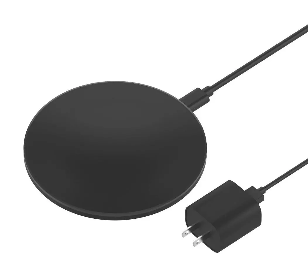 15W Wireless Charging Pad With Ac Adapter - Black 1