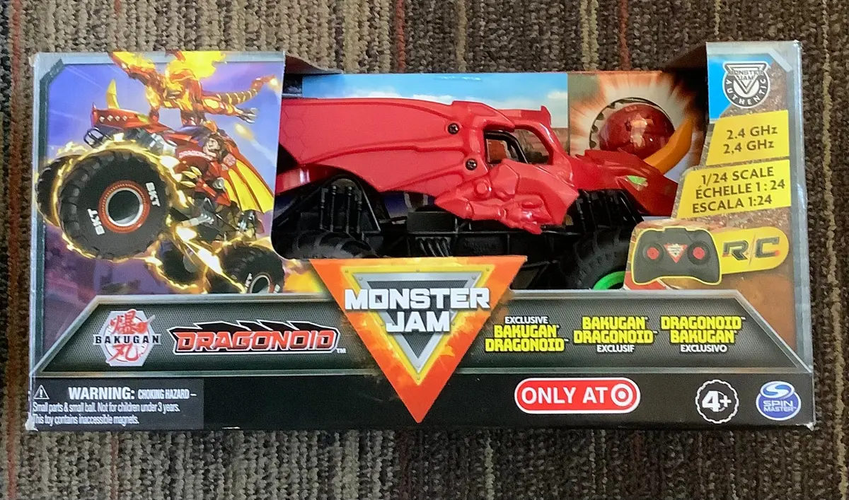 Monster Jam Official Bakugan Dragonoid Rc Trgx 1
