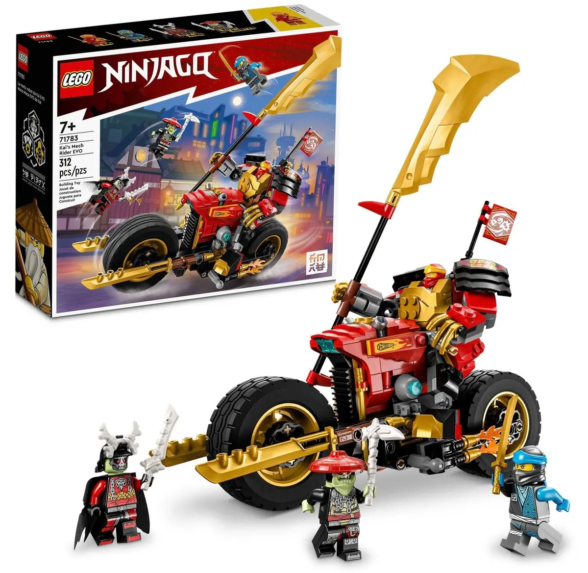 Lego Ninjago Kai Mech Rider Evo Toy 71783 1