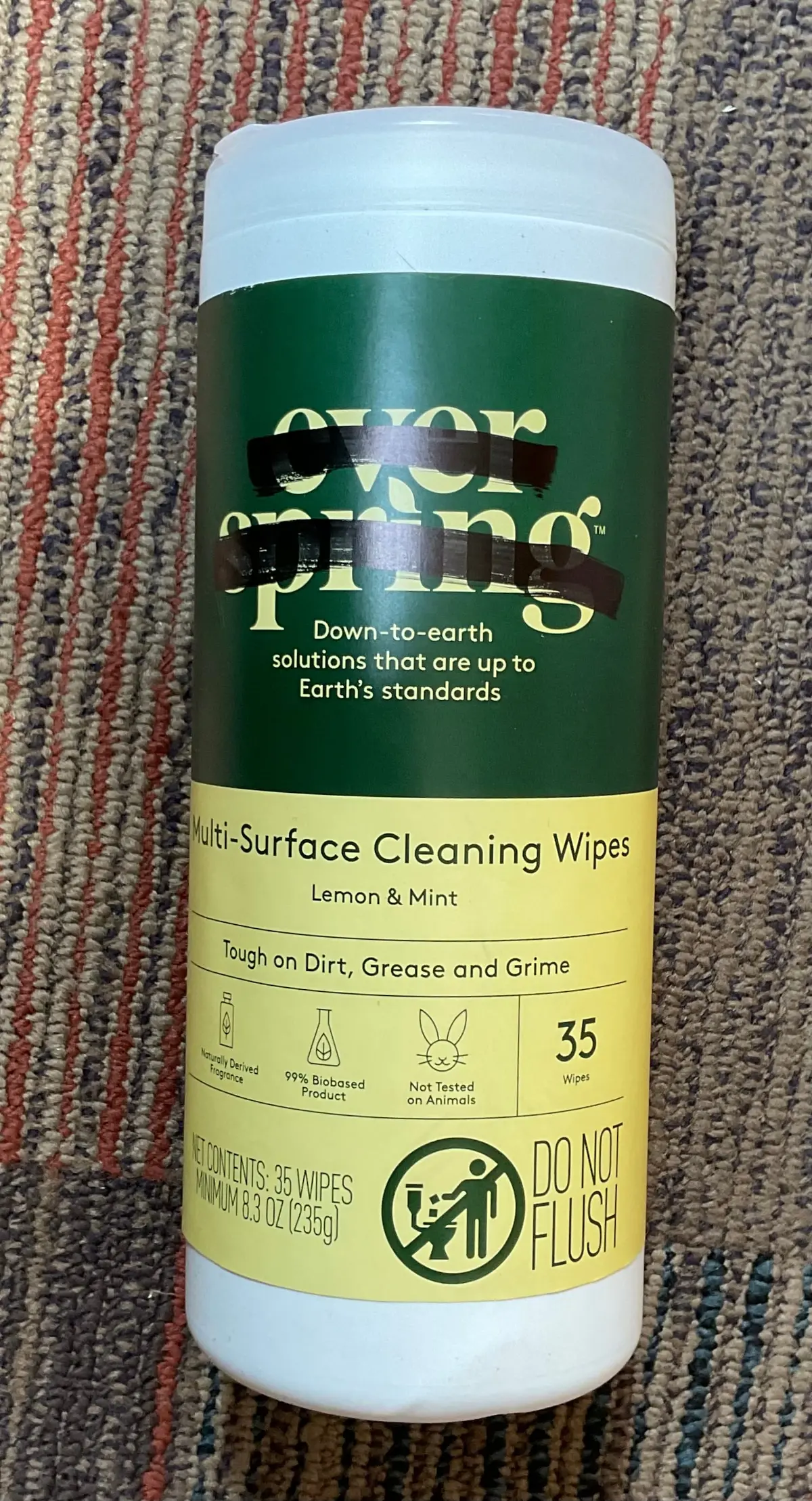 Lemon & Mint Multi-Surface Cleaning Wipes - 35Ct 1