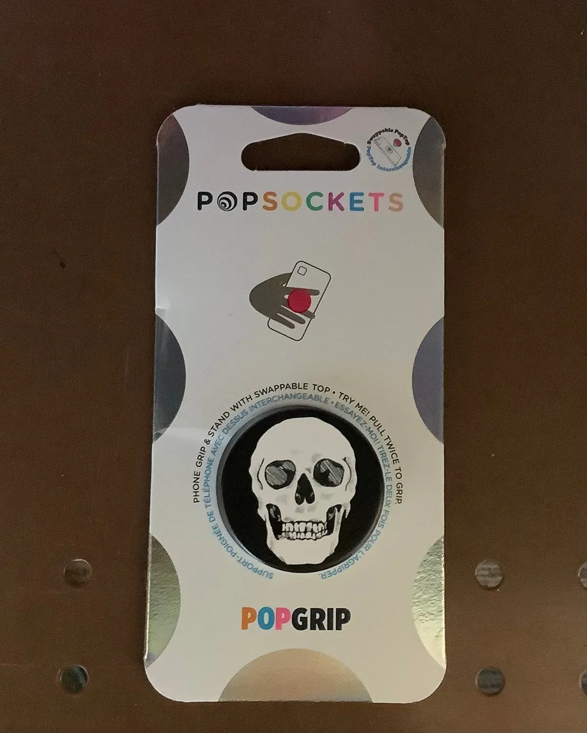 Popsockets Popgrip Cell Phone Grip & Stand - Skull 1