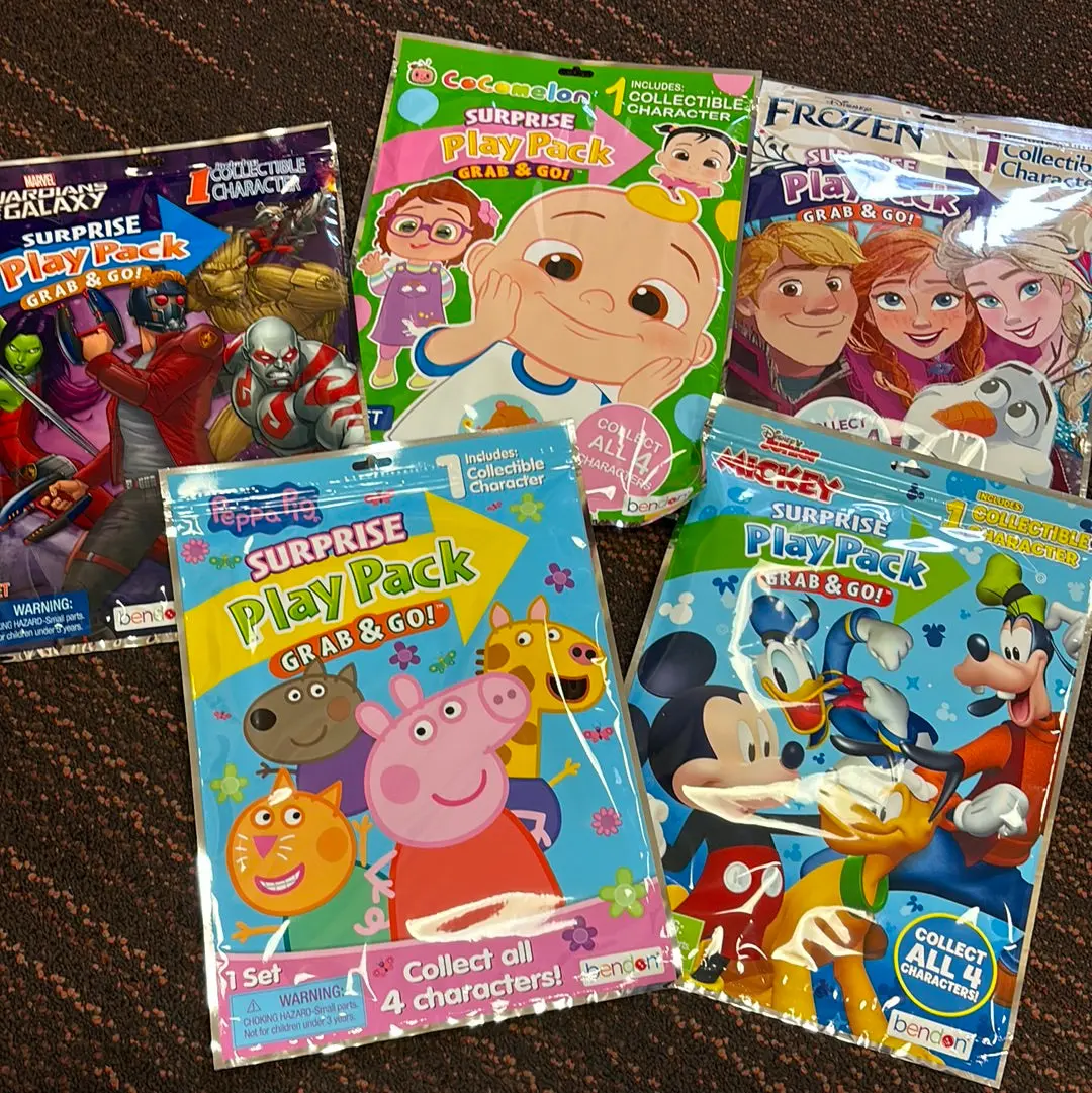 Case Pack Kids Party Favors - 24 Surprise Play Packs Large Variety 2 1