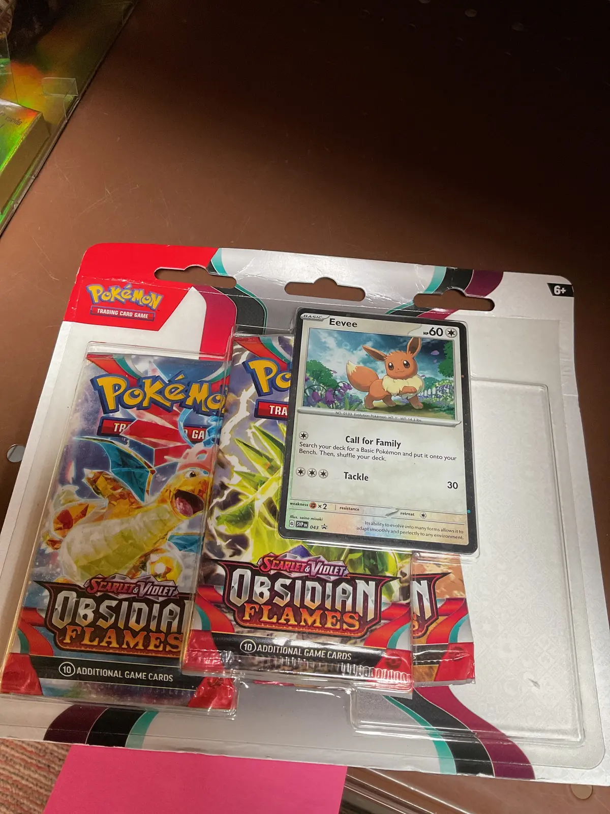 Pokemon Scarlet & Violet Obsidian Flames 3-Pack Blister 1