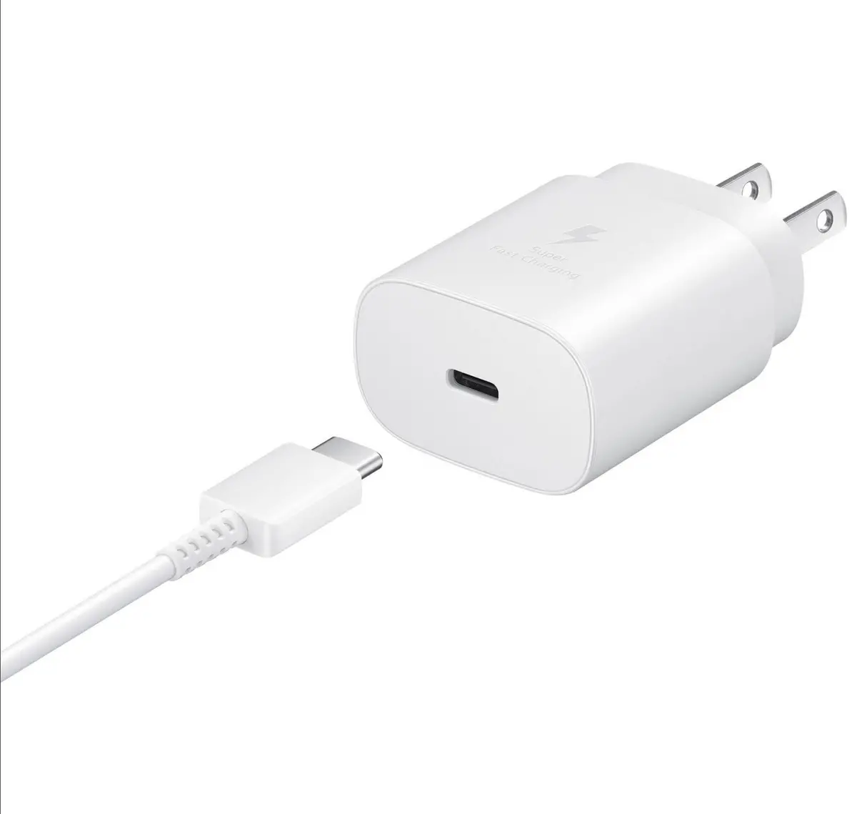 Samsung 25W Usb-C Fast Charging Wall Charger (With Usb-C Cable) - White 1