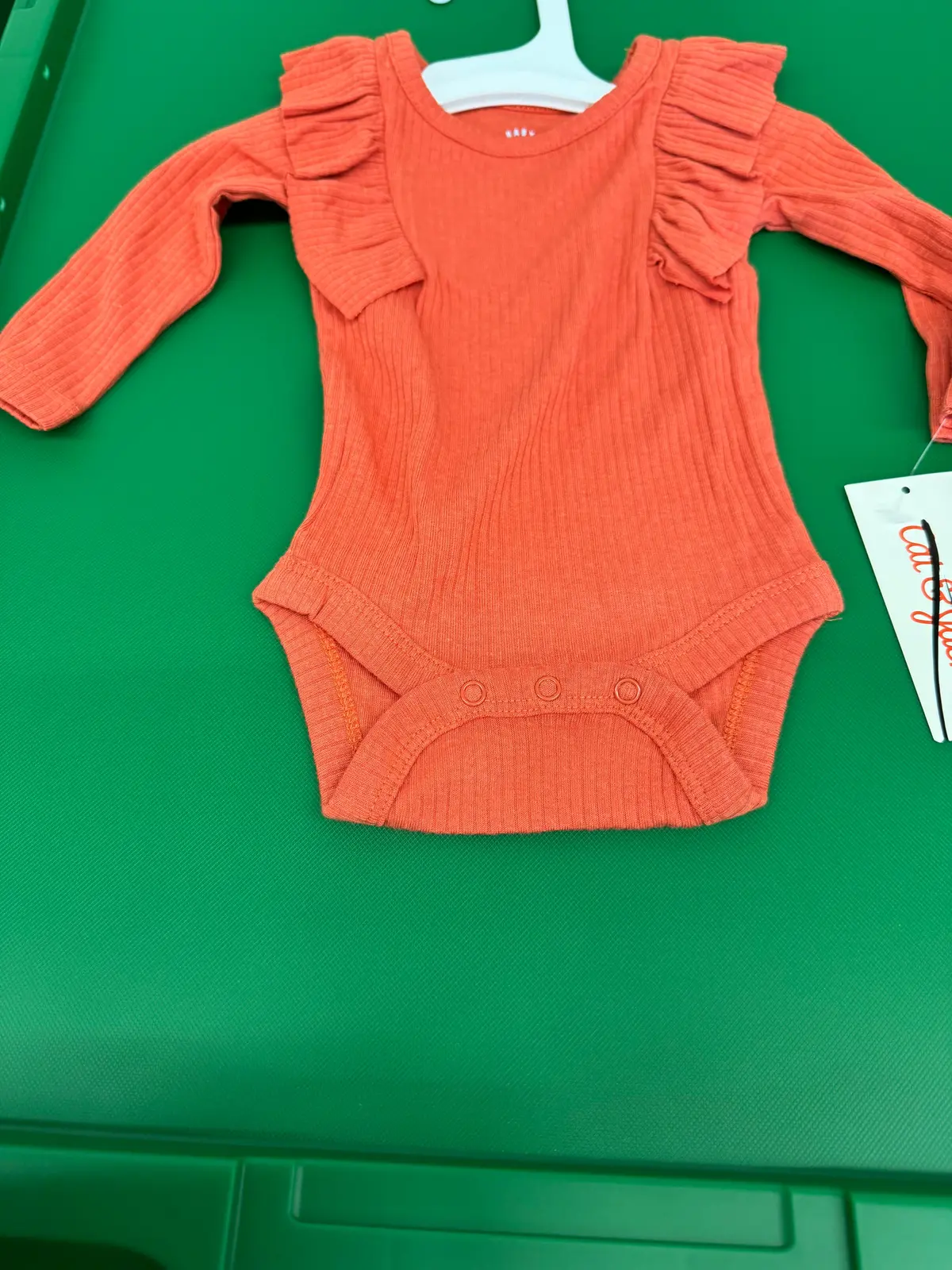 Kids Orange Onesie Nb 1