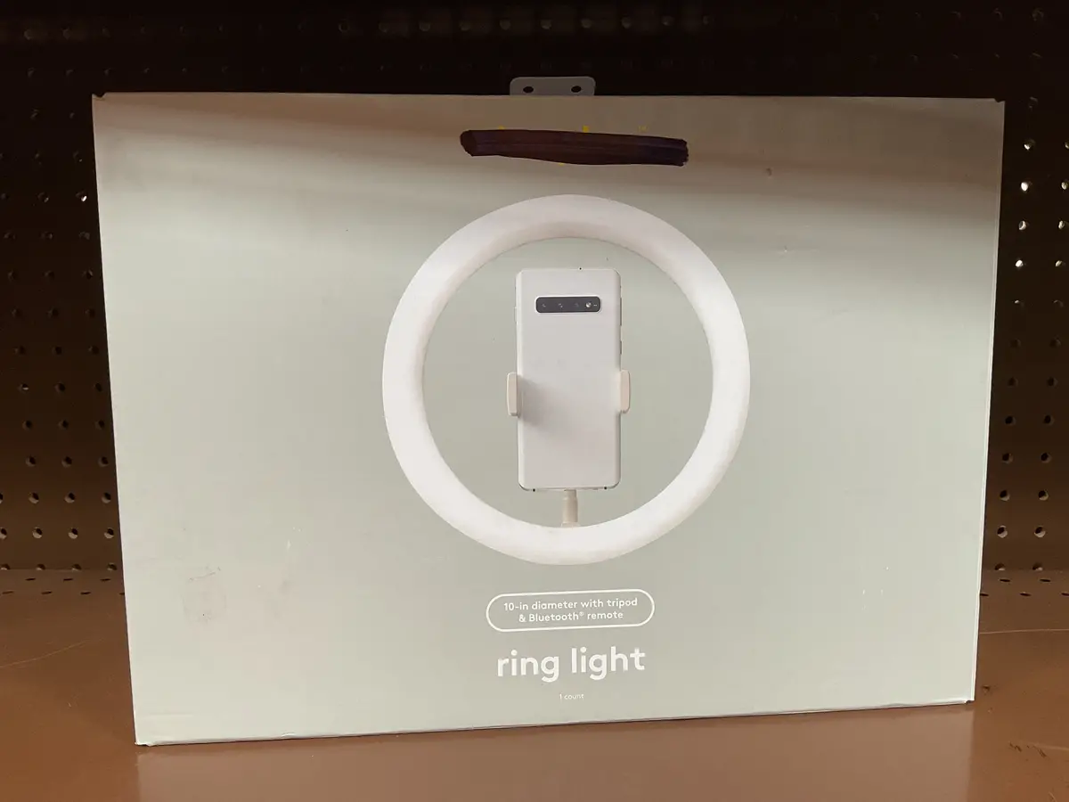 Ring Light With Tripod - Stone White 1