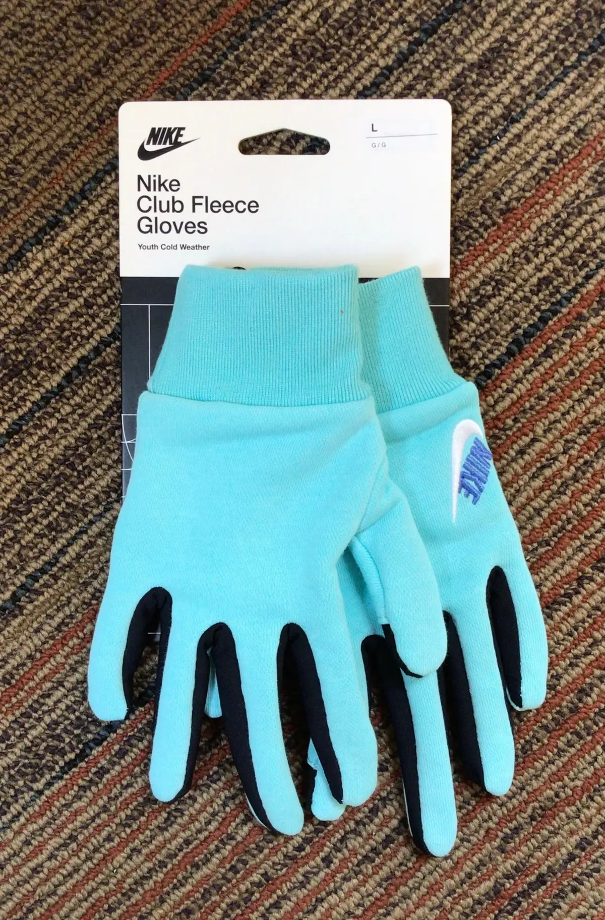 Nike Club Fleece Gloves - Youth Blue 1