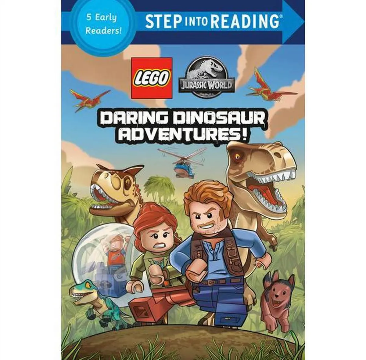 Daring Dinosaur Adventures! (Lego Jurassic World) - (Step Into Reading) By Random House (Paperback) 1