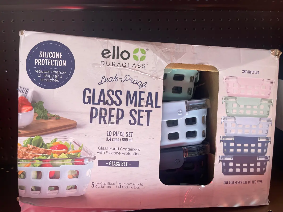 Ello 10Pc Meal Prep Food Storage Container
Set Pastels- Missing 1 Container Set!!!- As Is 1