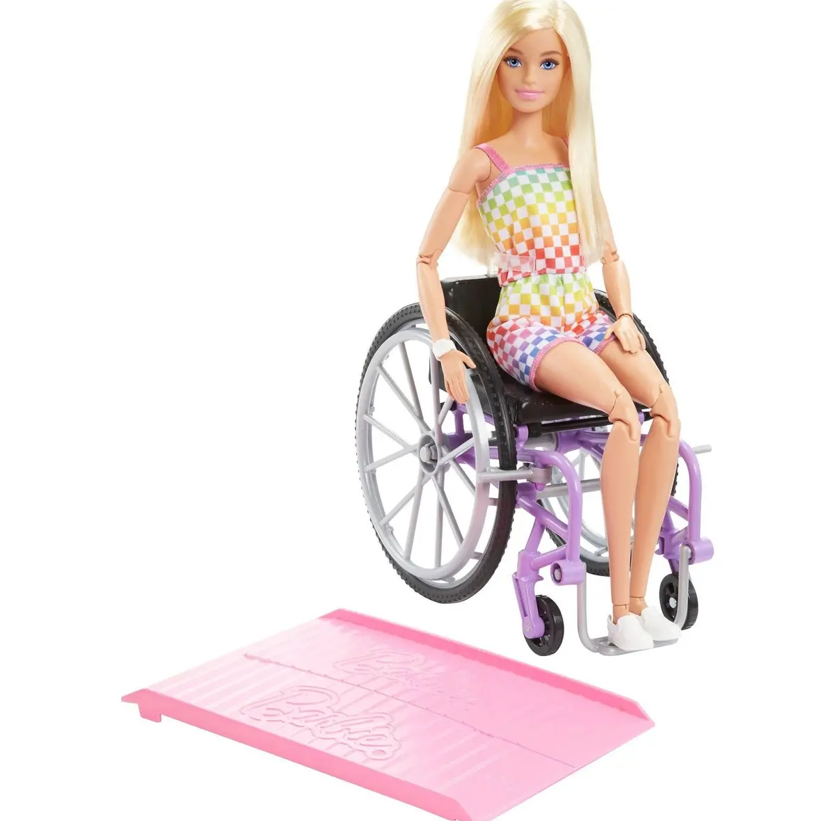 Barbie Fashionistas Doll With Wheelchair And Ramp And Blonde Hair 1