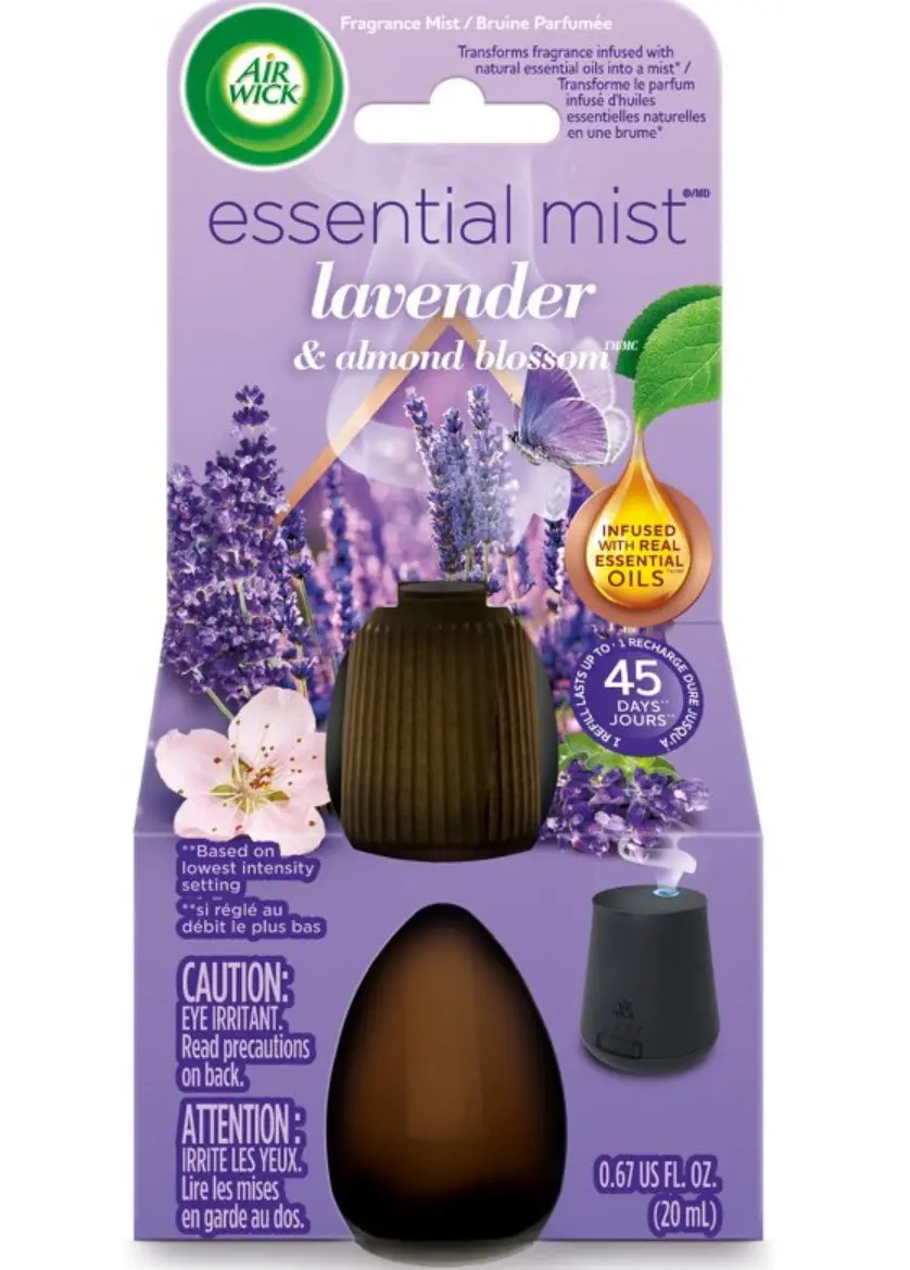 Air Wick Essential Mist Lavender & Almond
Blossom Air Freshener Refill - 0.67 Oz 1