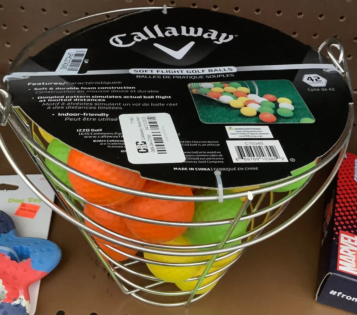 Callaway Assorted Soft Flight Golf Balls In Basket 1