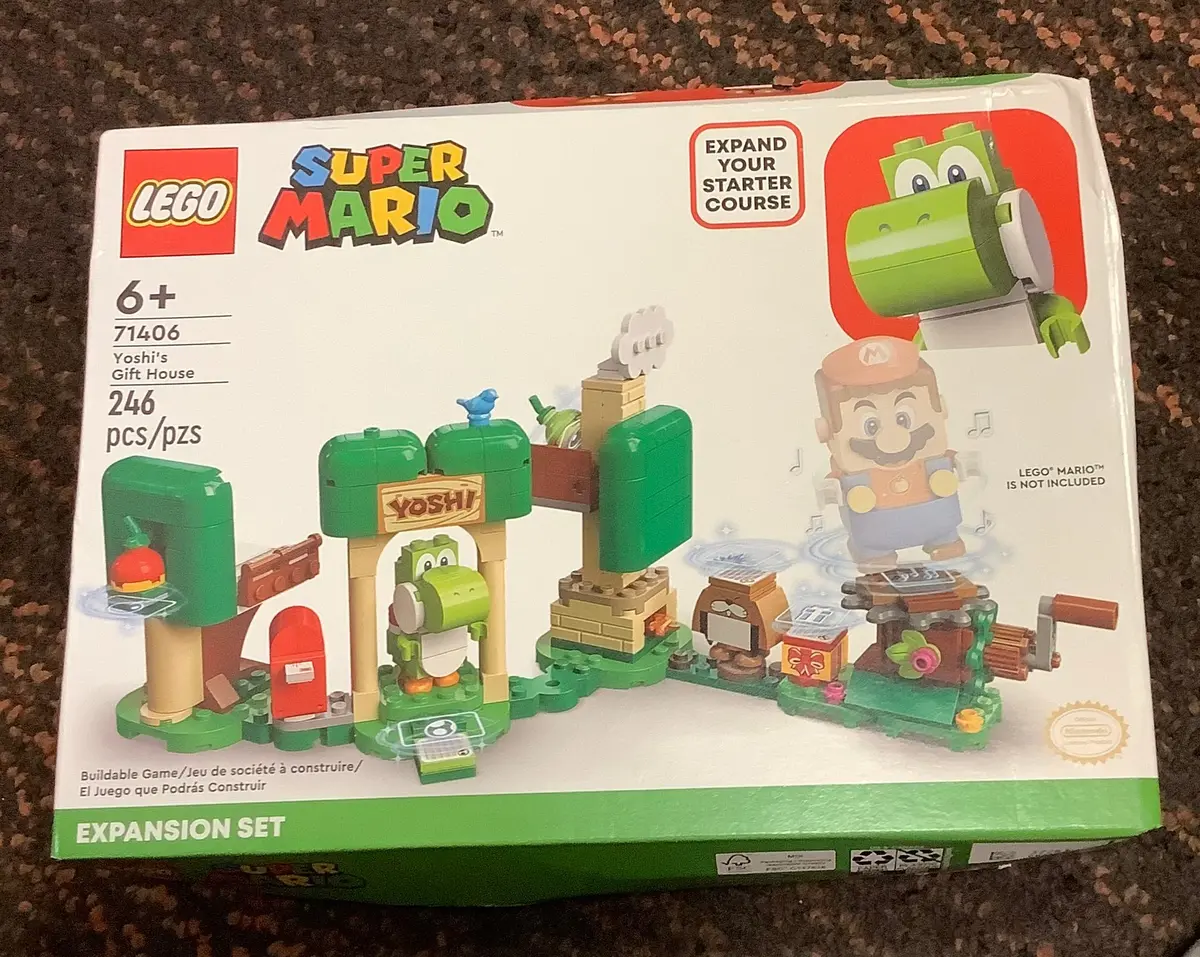 Lego 71406 Super Mario Yoshi's Gift House Expansion Set, Damaged Box, As Is 1